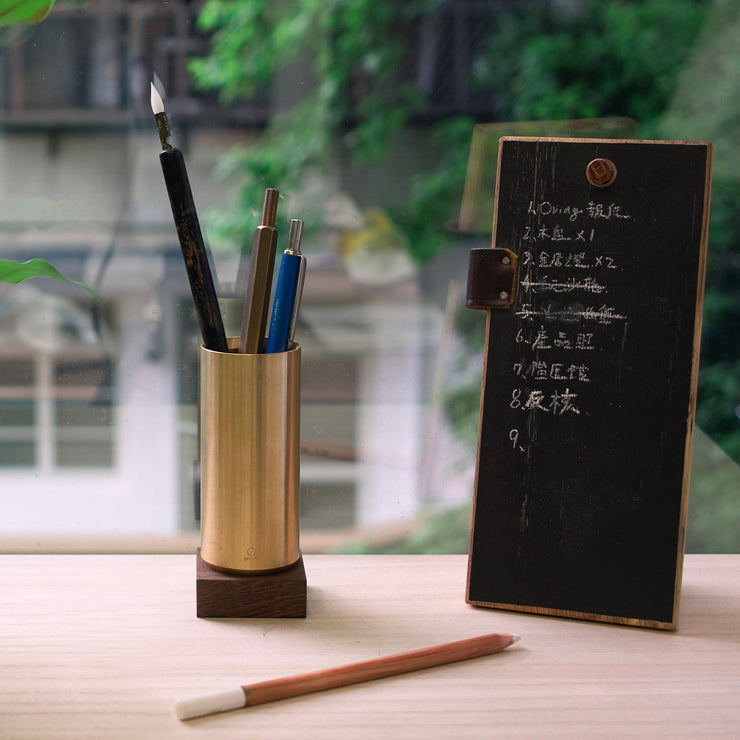 Classic Reflect-Pen Container(Brass)