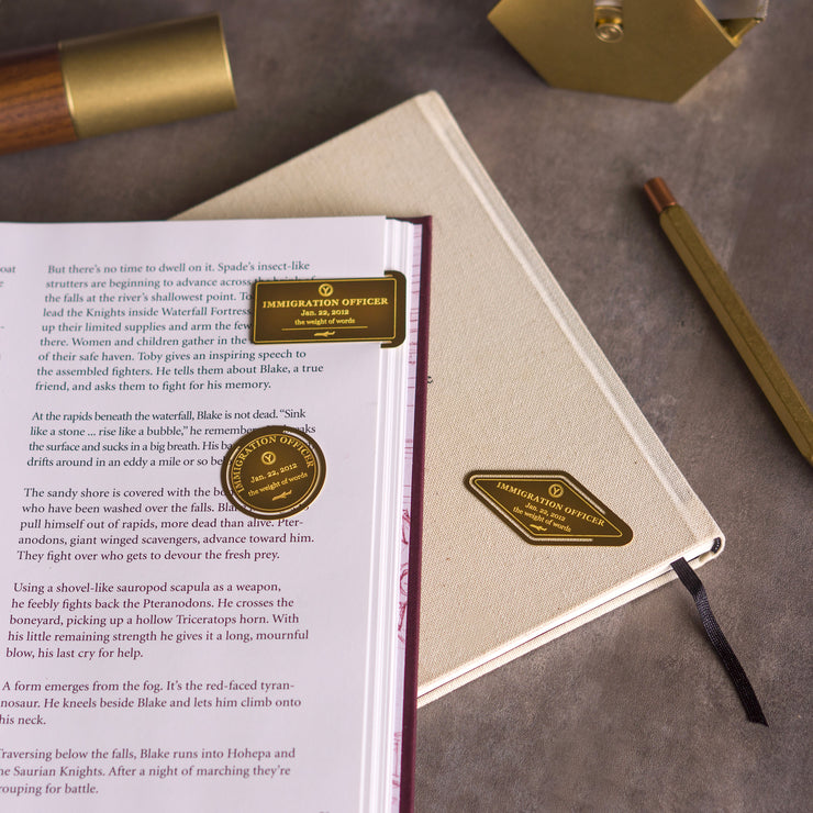 Classic Reflect-Bookmark Set(Brass)