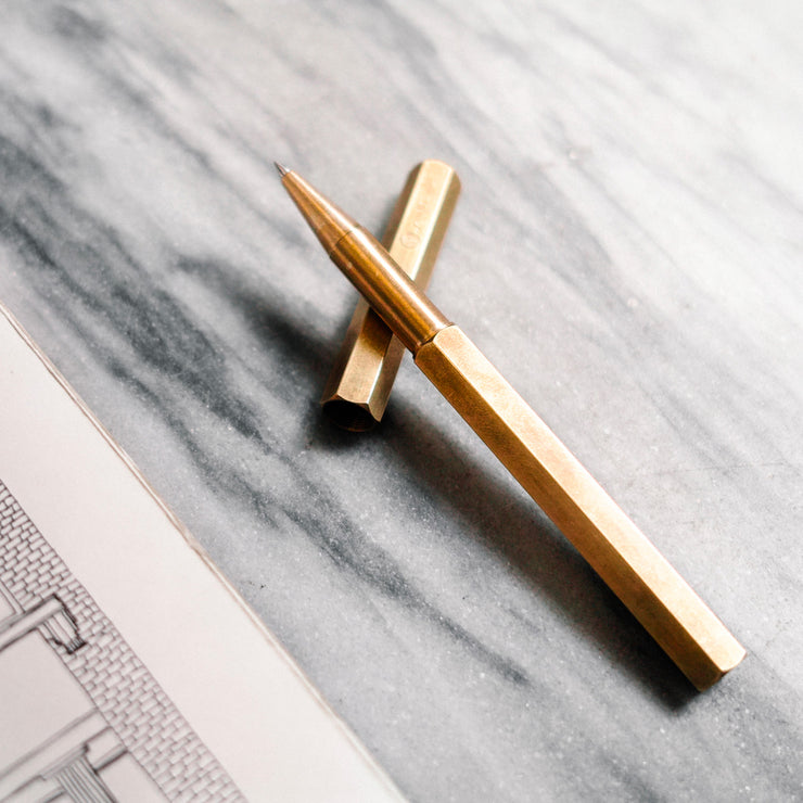 Classic Revolve-Rollerball Pen(Brass)