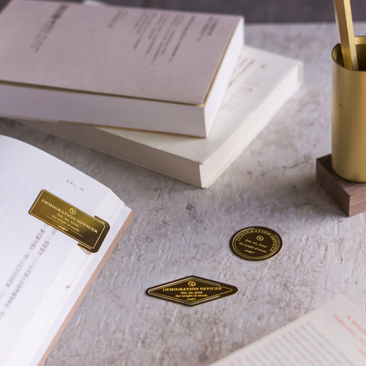 Classic Reflect-Bookmark Set(Brass)