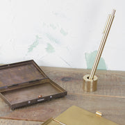 BRASS PEN STAND SOLID