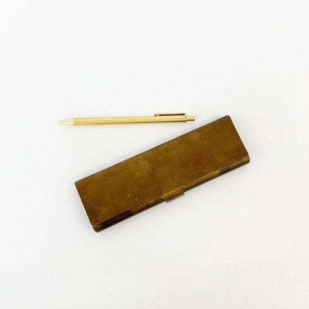 BRASS PEN CASE RUST